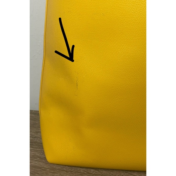 Saks Fifth Avenue Bright Yellow Tote - Picture 9 of 13